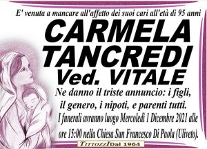 CARMELA TANCREDI ved. VITALE