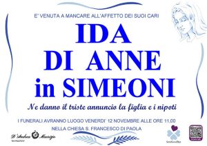 IDA DI ANNE in SIMEONI