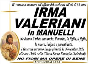 IRMA VALERIANI in MANUELLI