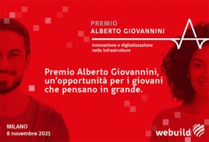 Premio Alberto Giovannini, Webuild investe sui giovani
