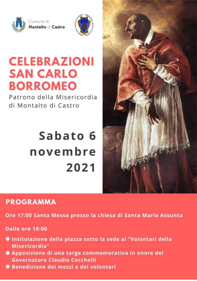 Montalto, celebrazioni in onore di San Carlo Borromeo