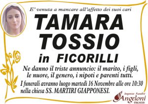 TAMARA TOSSIO in FICORILLI
