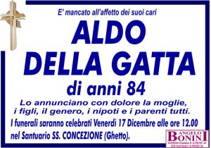 ALDO DELLA GATTA di anni 84