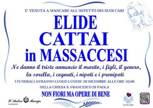 ELIDE CATTAI in MASSACCESI