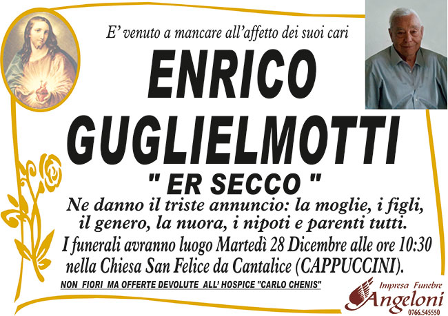ENRICO GUGLIELMOTTI “ER SECCO”