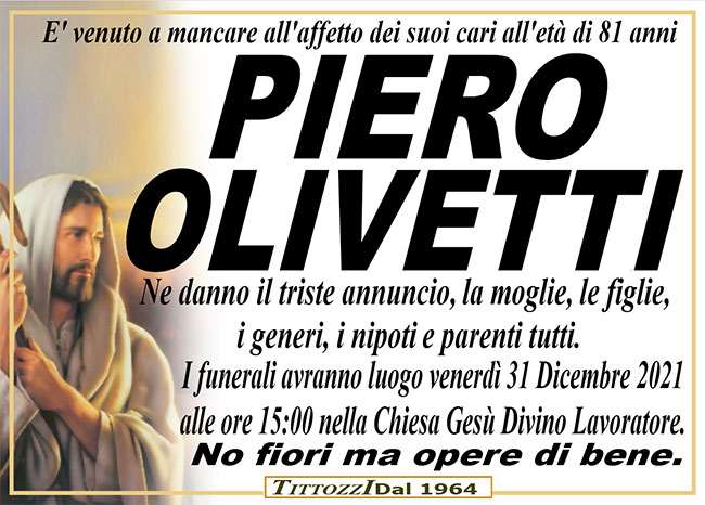 PIERO OLIVETTI