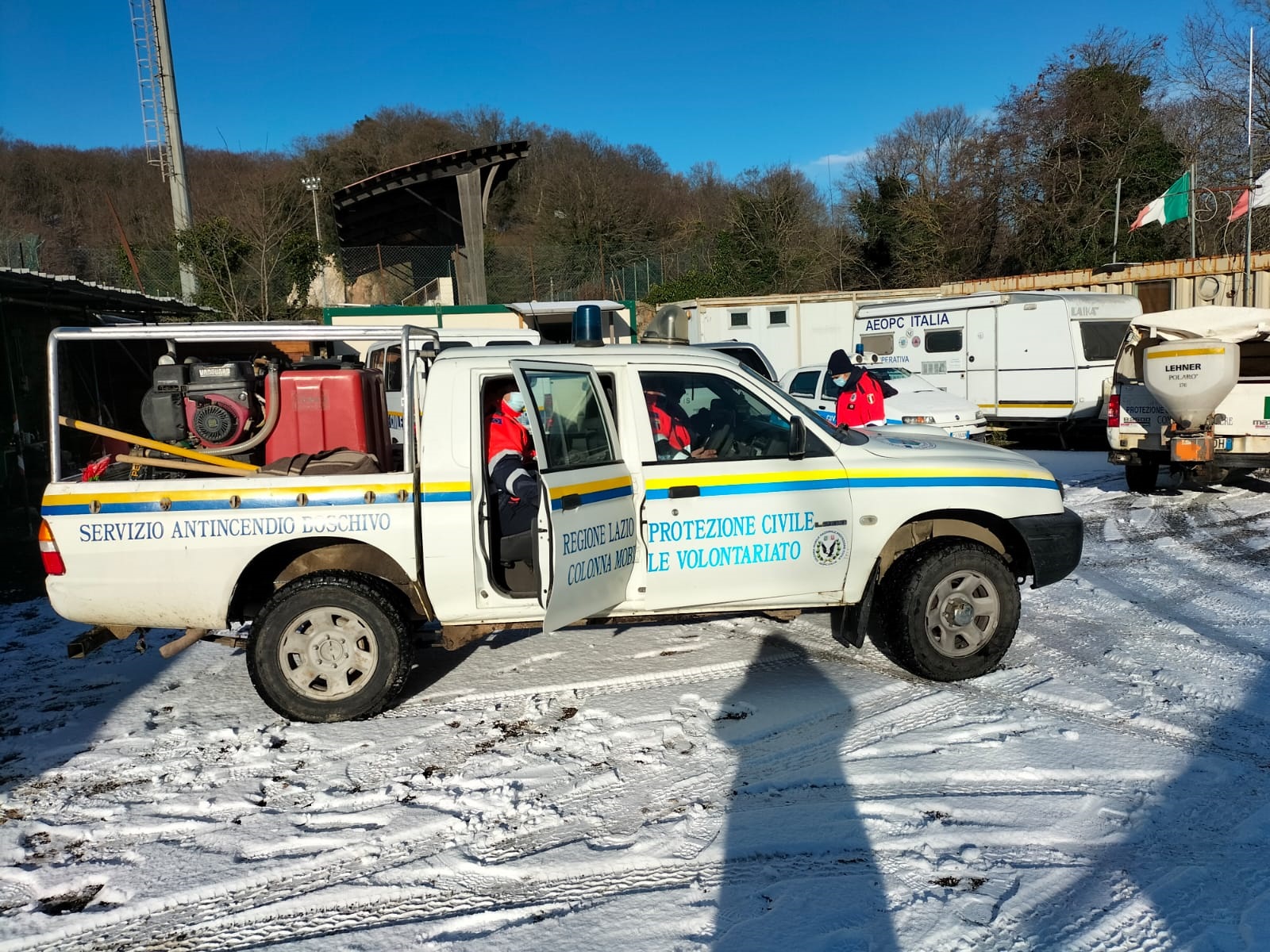 Neve anche ad Allumiere: il sindaco Pasquini convoca la task force