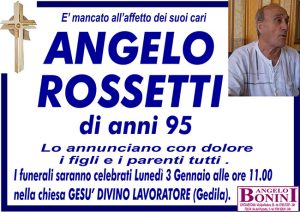 ANGELO ROSSETTI di anni 95