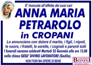 ANNA MARIA PETRAOLO in CROPANI