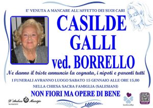 CASILDE GALLI ved. BORRELLO
