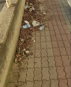 Via dell’Immacolata tra degrado e sporcizia