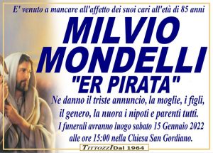MILVIO MONDELLI “ER PIRATA”