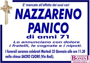 NAZZARENO PANICO di anni 71