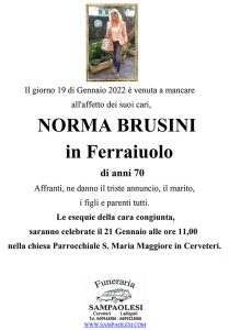 NORMA BRUSINI in FERRAIUOLO di anni 70
