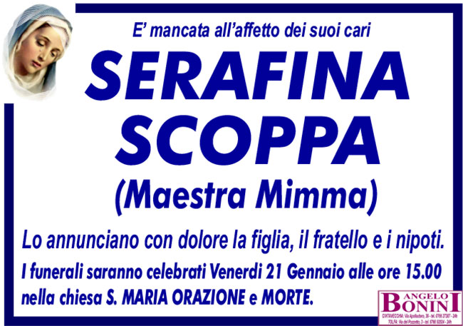 SERAFINA SCOPPA (MAESTRA MIMMA)