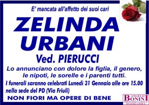 ZELINDA URBANI ved. PIERUCCI