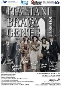 Nuovo sala Gassman, sul palco l’atteso esordio di ”Italiani brava gente”