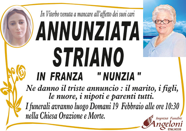 ANNUNZIATA STRIANO