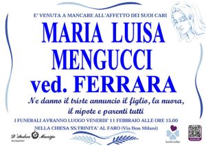 MARIA LUISA MENGUCCI ved. FERRARA