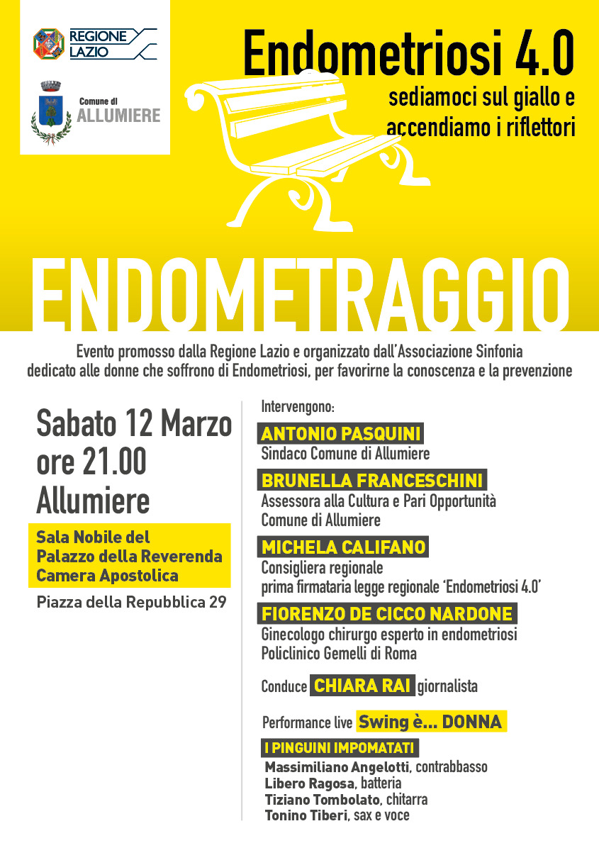 Allumiere si tinge di giallo con  ‘Endometraggio”