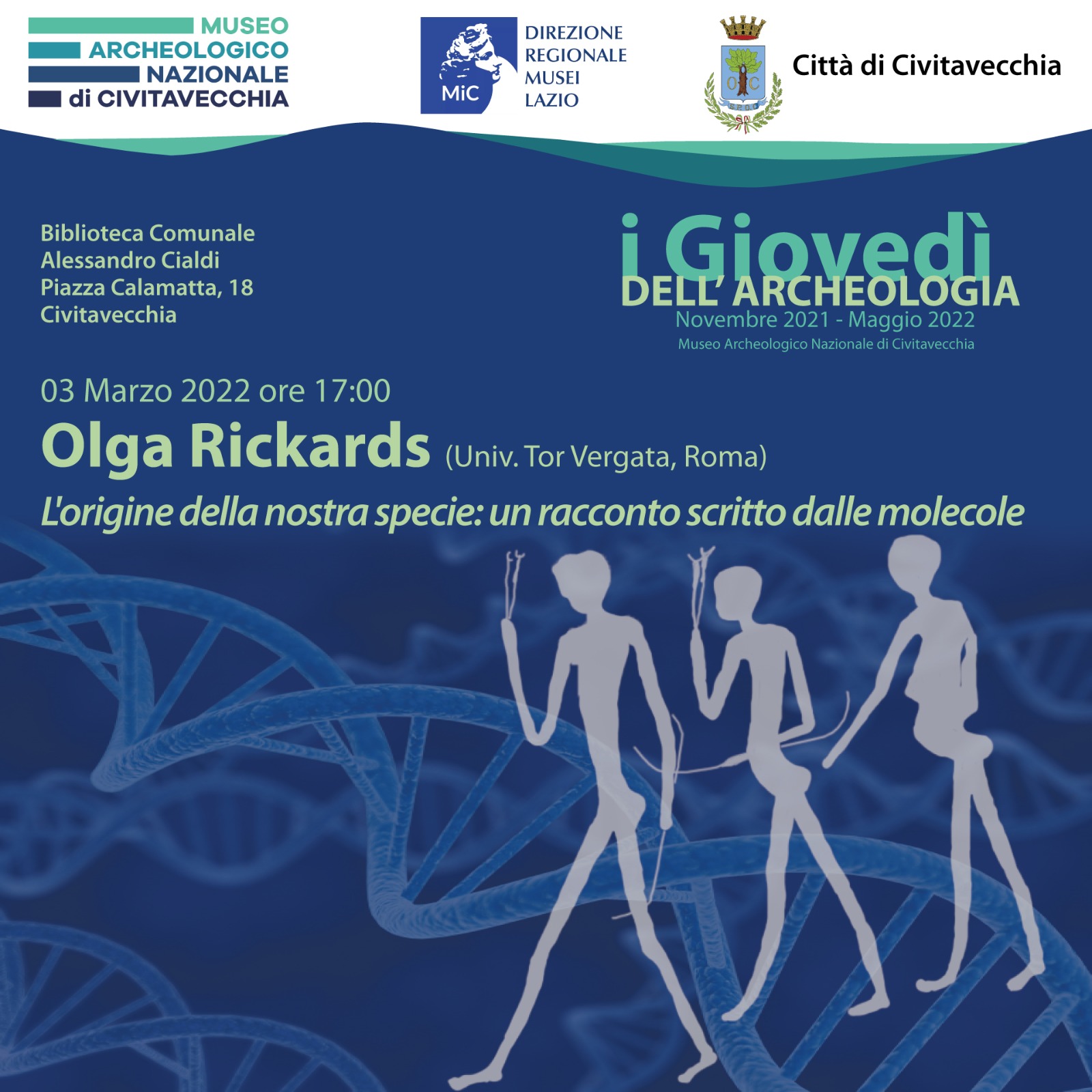 Tornano i Giovedì dell’archeologia con Rickards dell’Università Tor Vergata