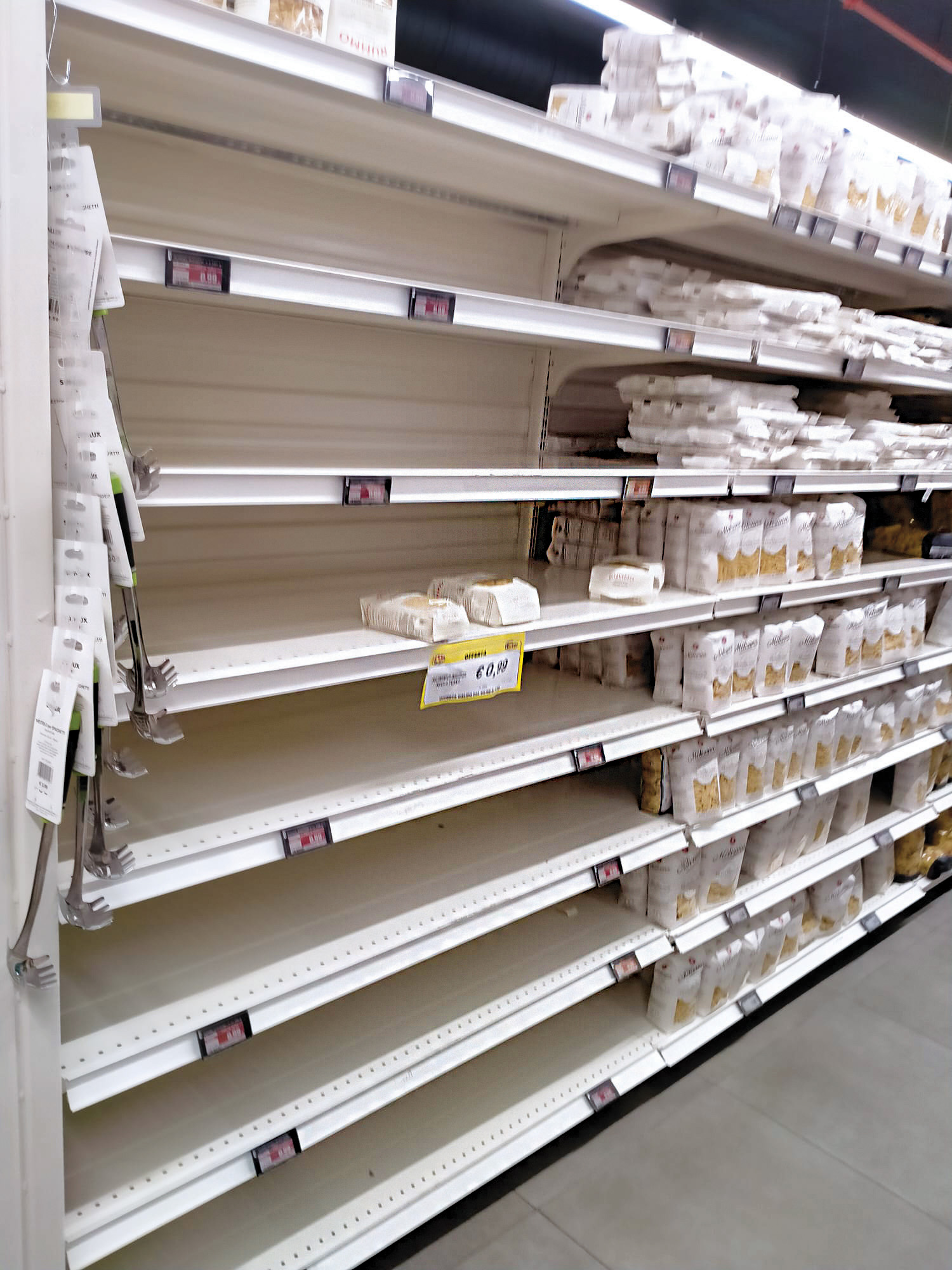 Introvabili il lievito e la farina