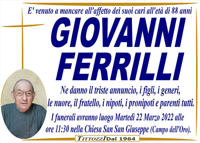 GIOVANNI FERRILLI