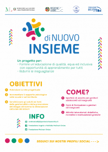 ”Di nuovo insieme”: Ponte e fondazione Molinari al fianco dei più giovani