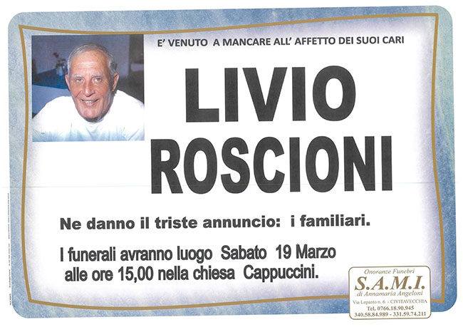 LIVIO ROSCIONI