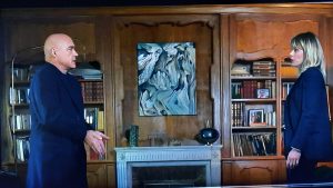 Un’opera dell’artista viterbese Giuseppe Rossi nella serie “Il Re” di Sky