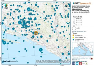 Terremoto – Forte scossa in Bosnia, avvertita anche in Italia