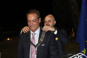 Viterbo, al Rotary Club passaggio della campana, Lamberto Scorzino nuovo presidente