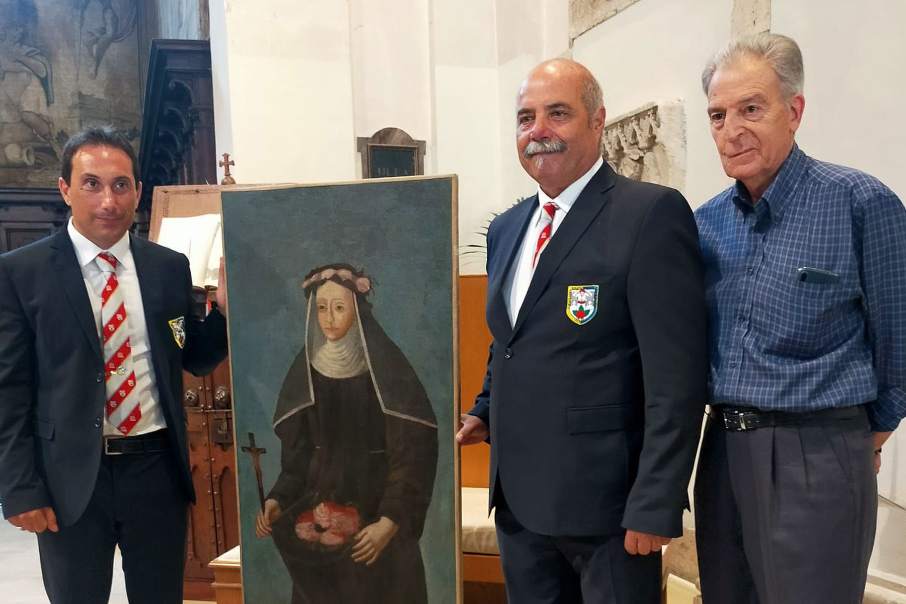 A Cittaducale una tela di Santa Rosa scambiata per Santa Elisabetta d’Ungheria