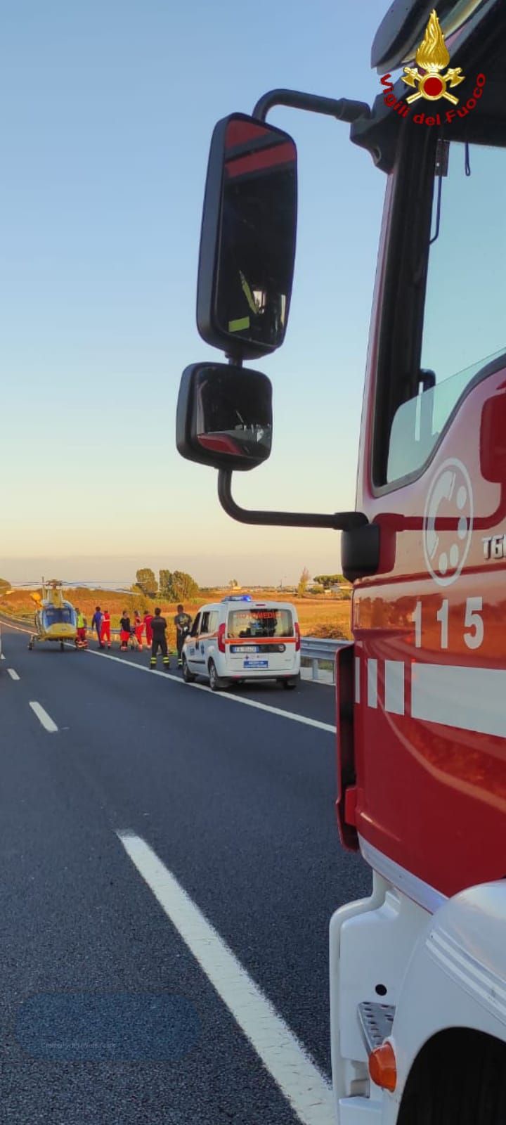 Donna perde il controllo dell’auto sull’A12: elitrasportata al Gemelli in gravi condizioni