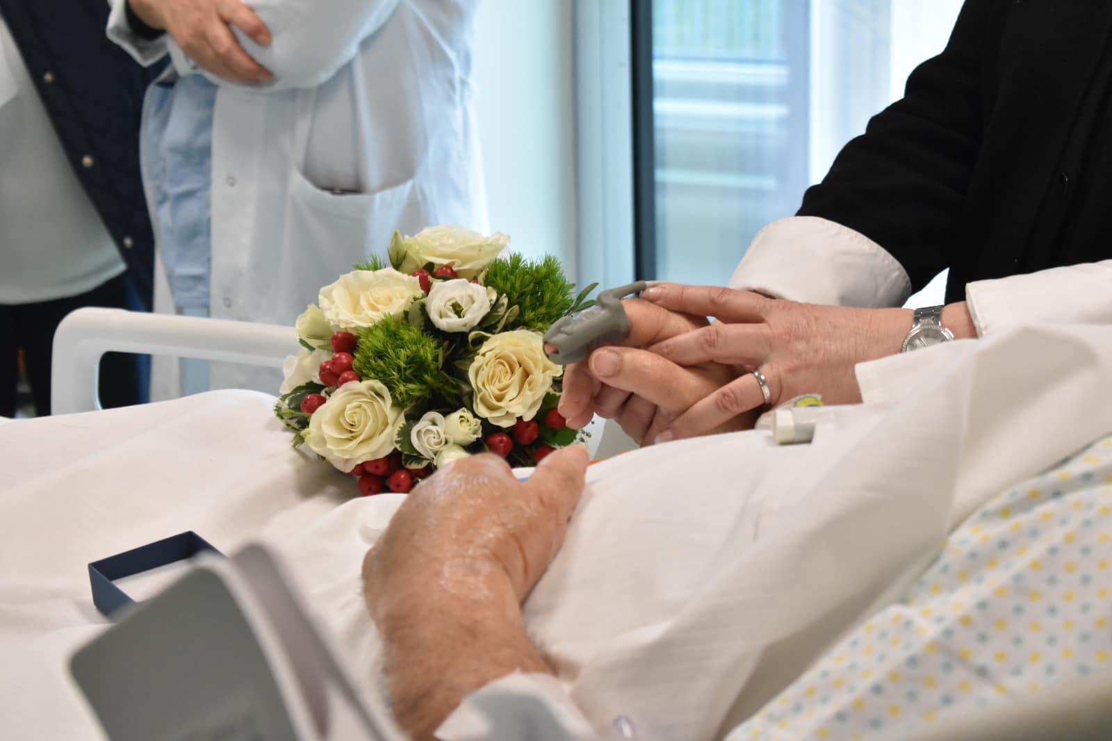 Cardiopatico si sposa intubato e in fin di vita e poche ore dopo “rinasce” grazie a un trapianto