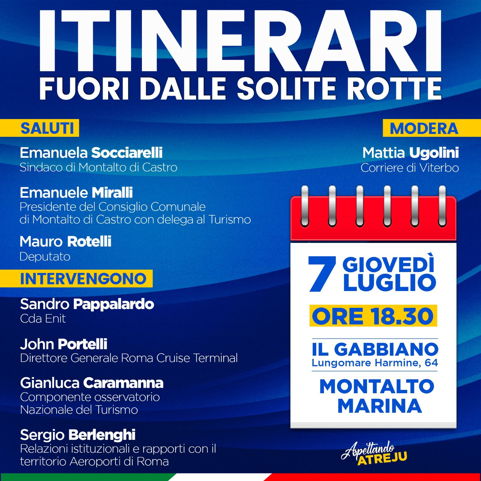 “Itinerari fuori dalle solite rotte”, a Montalto focus di valorizzazione turistica con esperti del settore