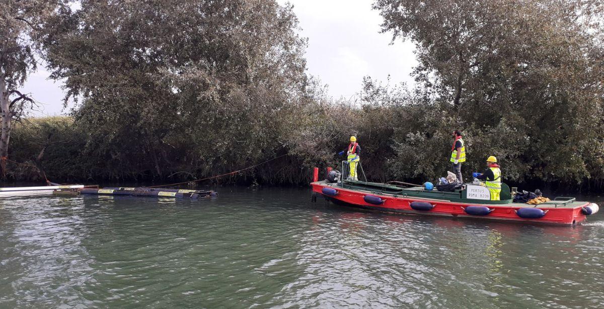 Regione Lazio – Inaugurata barriera “Acchiapparifiuti” sul fiume Aniene