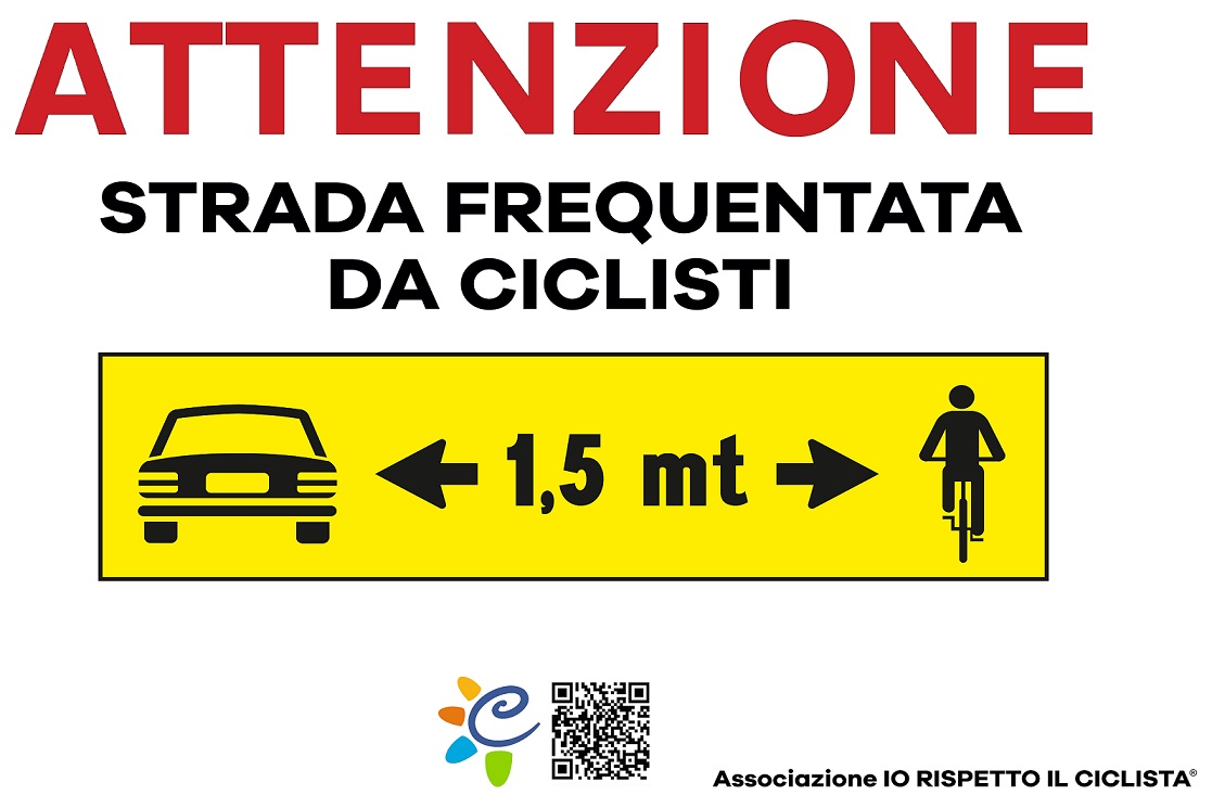 Frosinone – La Provincia sposa il progetto dell’associazione “Io rispetto il ciclista”