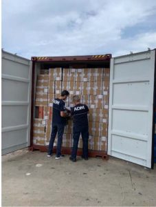 Civitavecchia, sequestrati due container di sanitari per violazione della legge a tutela del Made in Italy