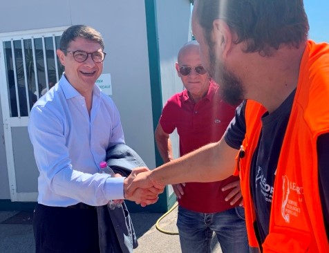 Civitavecchia, Alessandro Mazzoli (Pd) nel suo tour elettorale: “Il porto cruciale per uno sviluppo e un lavoro sostenibili”