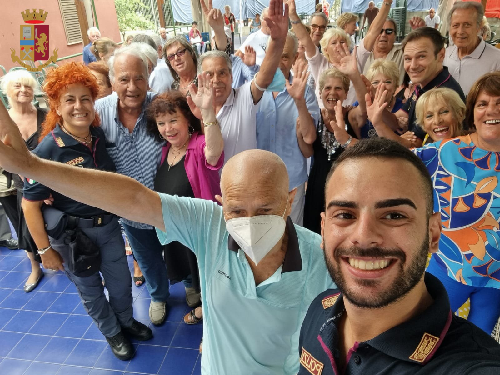 Roma – Progetto “Campagna sicurezza per gli anziani”. La polizia incontra i frequentatori del centro anziani di via Giacinto Pullino