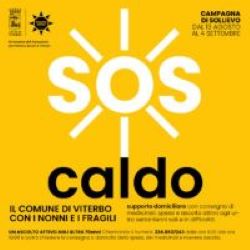 Viterbo, SOS Caldo: campagna a sostegno di anziani e fragili