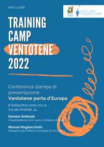 Training Camp Ventotene, tre giorni di alta formazione con Anci Lazio