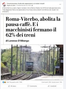 Disagi treni pendolari, la satira sui social. Circumvesuviana: “Questi della Roma Nord fanno sul serio”