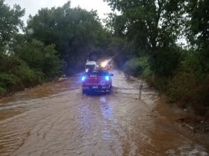 Viterbo, Maltempo: trenta interventi dei Vigili del fuoco nella giornata di ieri