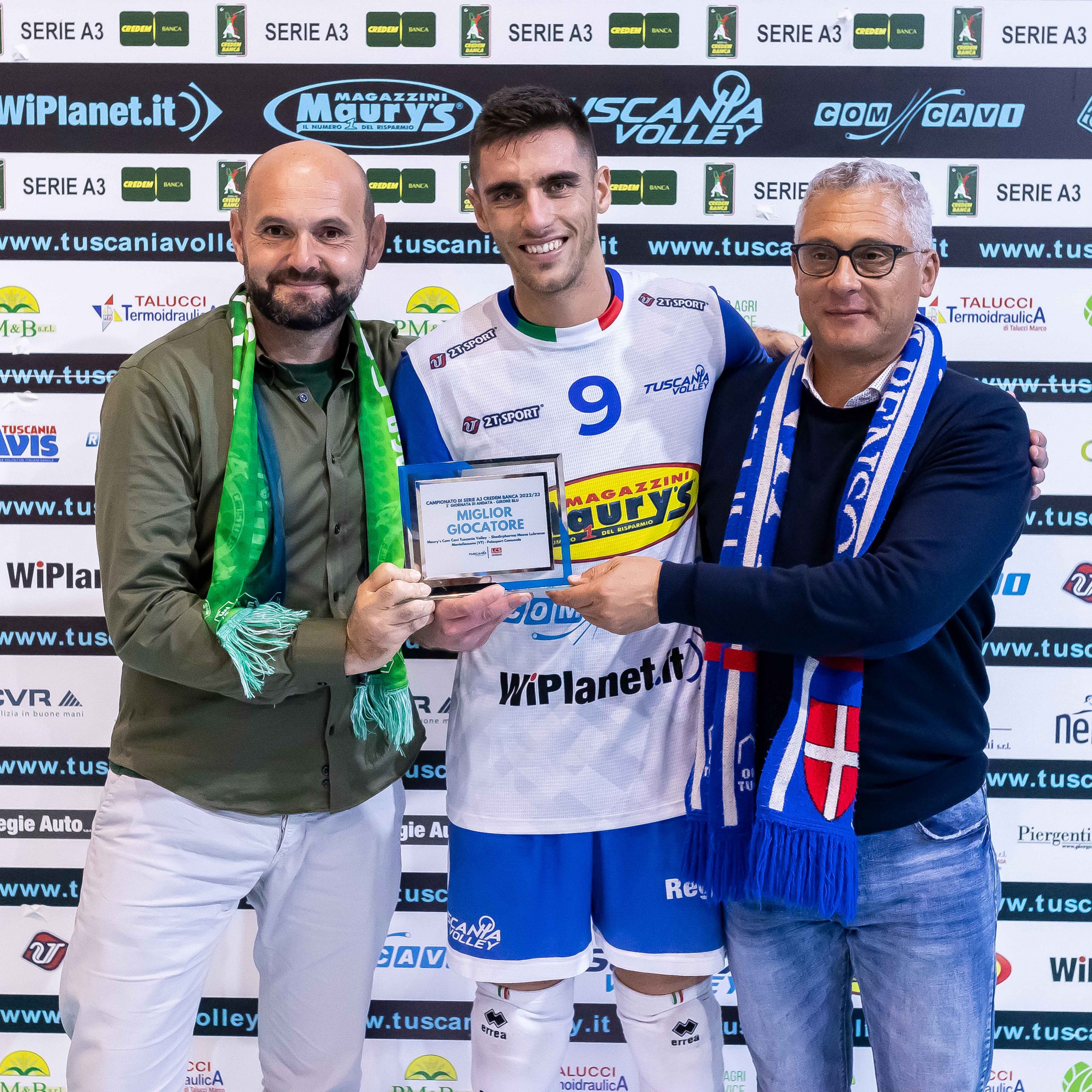 Volley: la Maury’s Com Cavi Tuscania batte al tie-break la Shedirpharma Sorrento