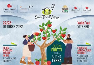 Slow Food Village, due giorni con l’agricoltura sociale e biologica