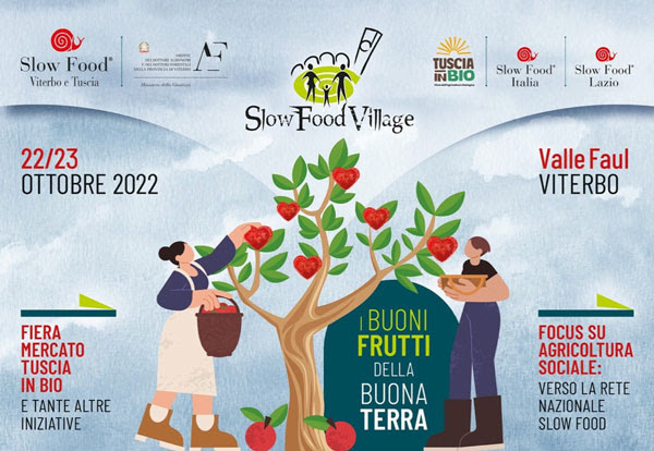 Slow Food Village, due giorni con l’agricoltura sociale e biologica