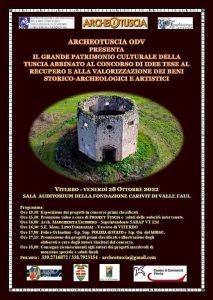 Archeotuscia presenta “Il grande patrimonio culturale della Tuscia” alla Fondazione Carivit