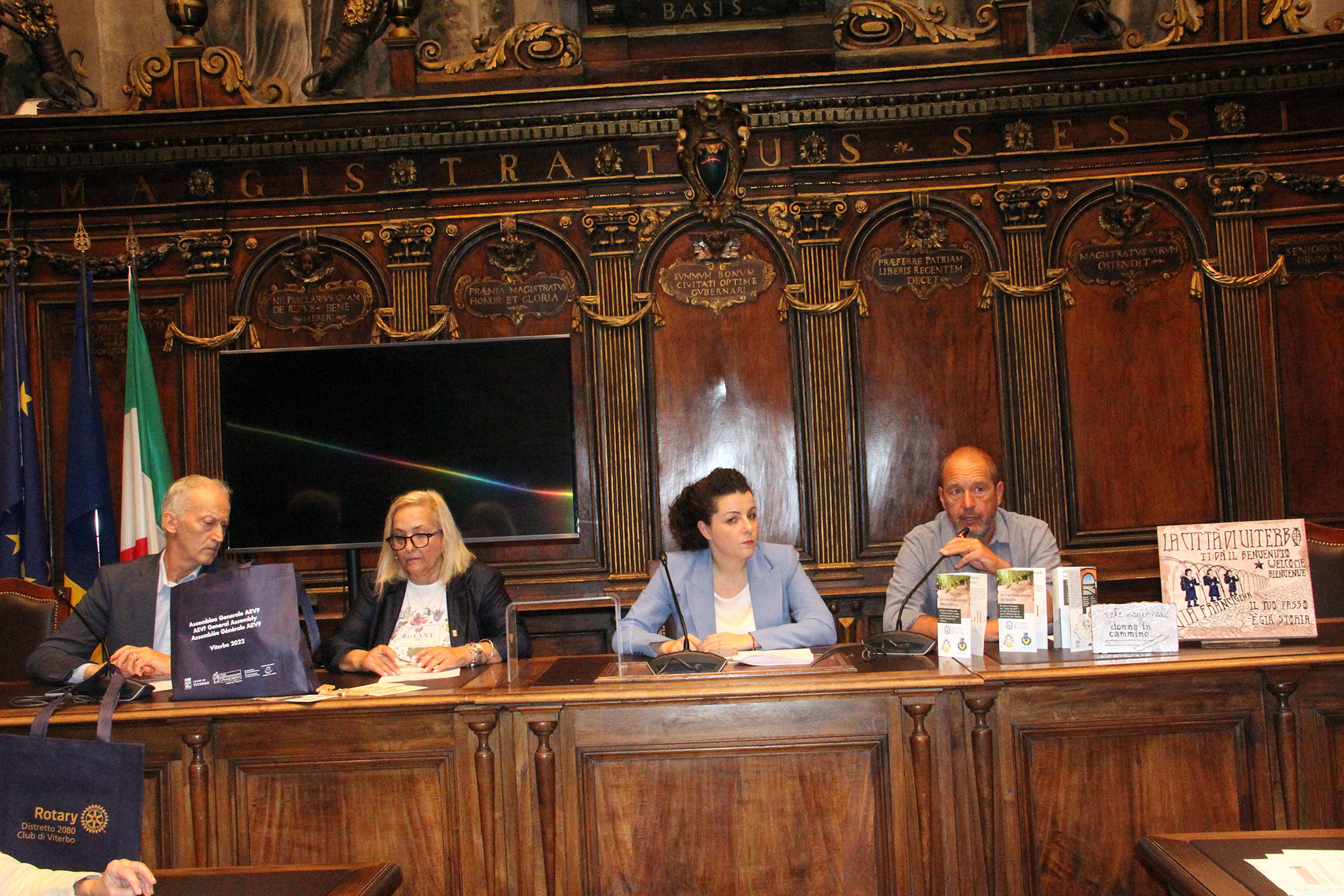 Associazione Europea delle Vie Francigene, presente anche il Rotary Club Viterbo